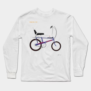 Classic Raleigh Chopper Mk 2 (Ultra Violet) Long Sleeve T-Shirt